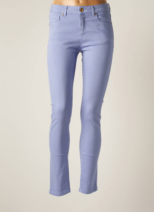 Pantalon slim violet LE PETIT BAIGNEUR femeie