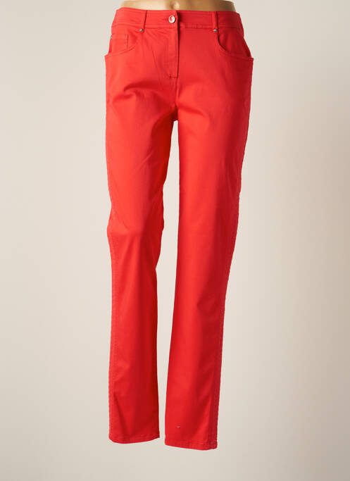 Pantalon slim roșu PAUSE CAFE femeie