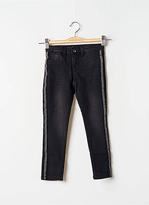 Blugi skinny elasticitate mărime reglabilă negru STOOKER fată