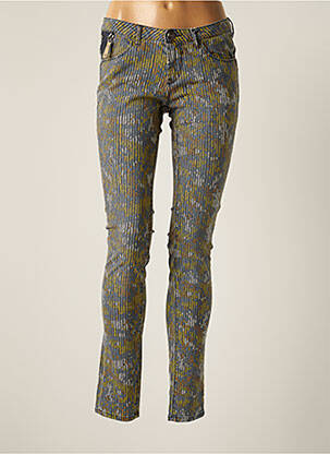 Pantalon slim talie joasă talie joasă albastru GARCIA femeie