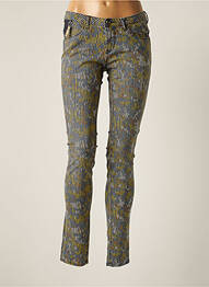 Pantalon slim talie joasă talie joasă albastru GARCIA femeie