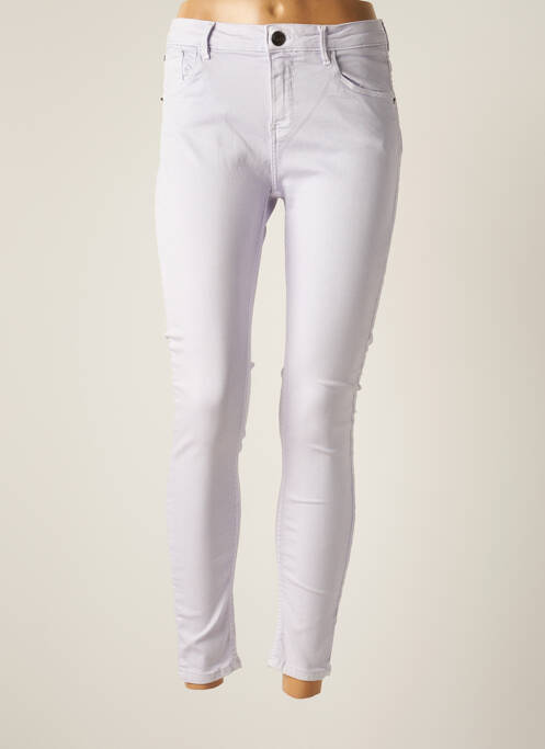 Blugi cu croială slim violet GARCIA femeie