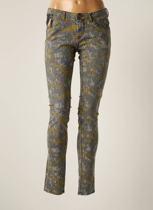 Pantalon slim albastru GARCIA femeie