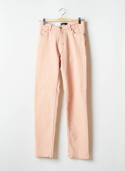 Blugi cu croială dreaptă portocaliu JJXX femeie