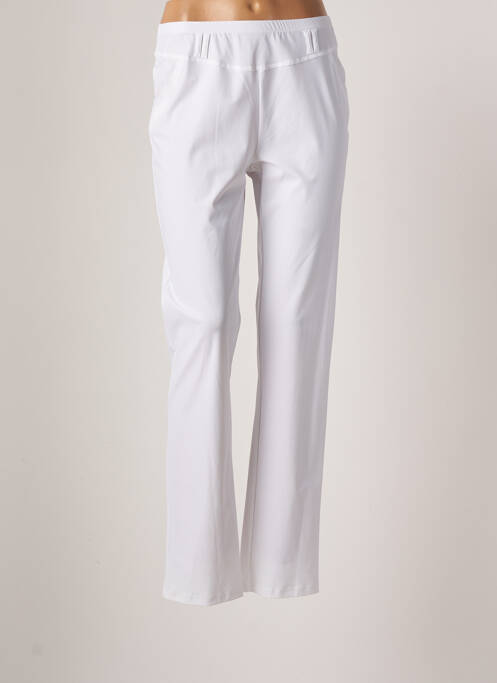 Pantalon slim alb PAUSE CAFE femeie