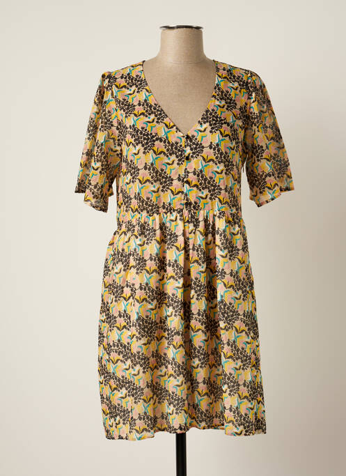 Rochie scurtă galben TINSELS femeie