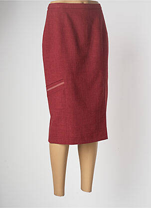 Fustă midi roșu PAUPORTÉ femeie
