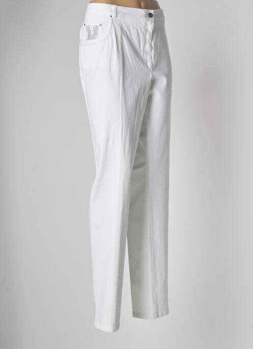 Pantalon slim alb WEINBERG femeie