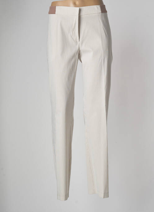 Pantalon drept bej WEINBERG femeie