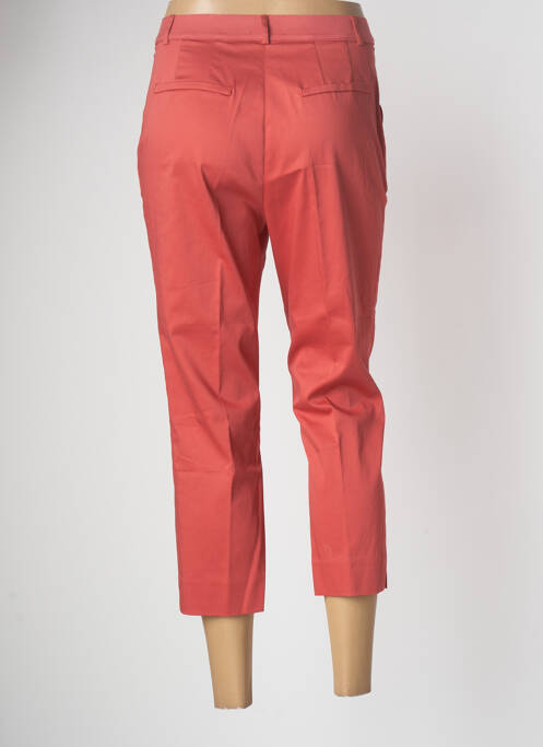 Pantalon trei sferturi talie elastică mărime normală portocaliu WEINBERG femme