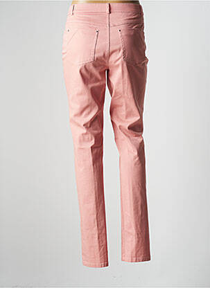 Pantalon slim elasticitate mărime normală roz WEINBERG femeie