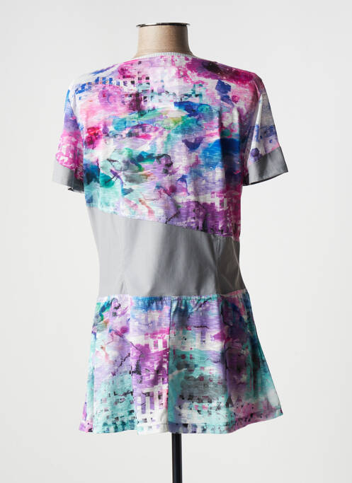 Tunică mâneci scurte croială cambrată violet PAUPORTÉ femme