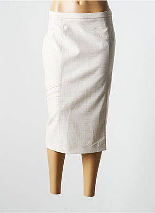 Fustă midi bej PAUPORTÉ femeie