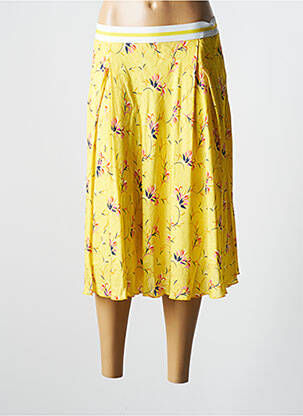 Fustă midi galben WEINBERG femeie