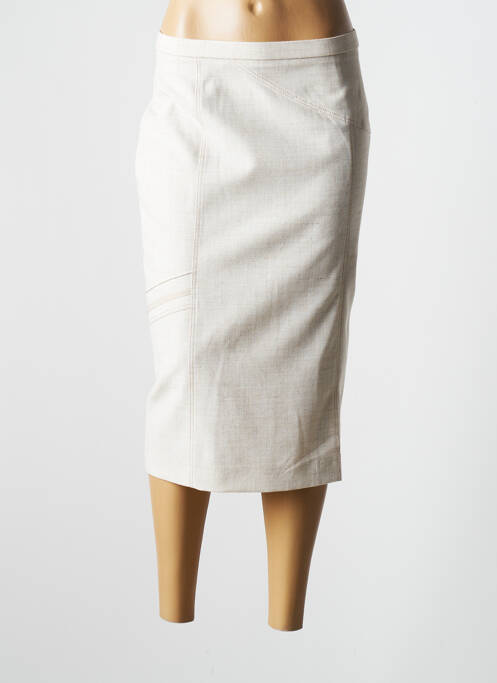 Fustă midi bej PAUPORTÉ femeie