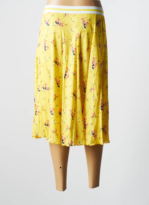 Fustă midi galben WEINBERG femeie