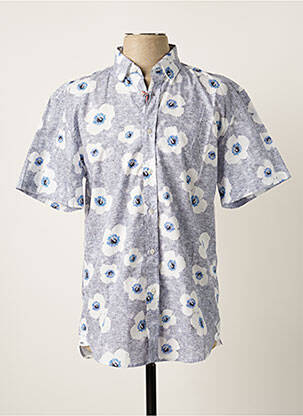 Cămașă cu mâneci scurte albastru MAISON OSCAR bărbat