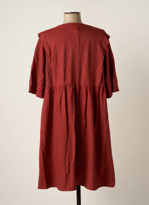 Rochie scurtă maro GRACE & MILA femeie