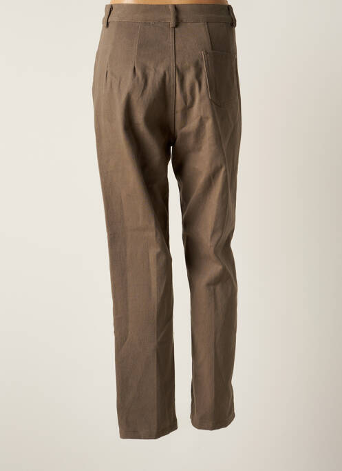 Blugi croială Mom maro GRACE & MILA femeie