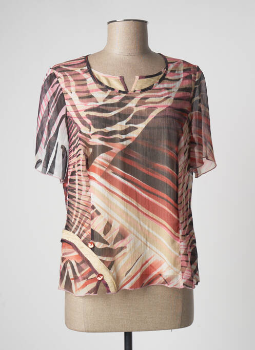 Tunică mâneci scurte portocaliu GUY DUBOUIS femeie