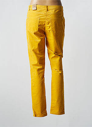 Pantalon slim elasticitate mărime normală galben CECIL femeie