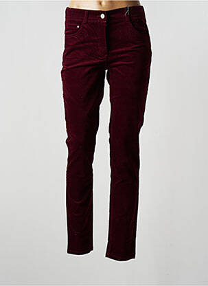 Pantalon slim talie joasă talie joasă roșu CECIL femeie