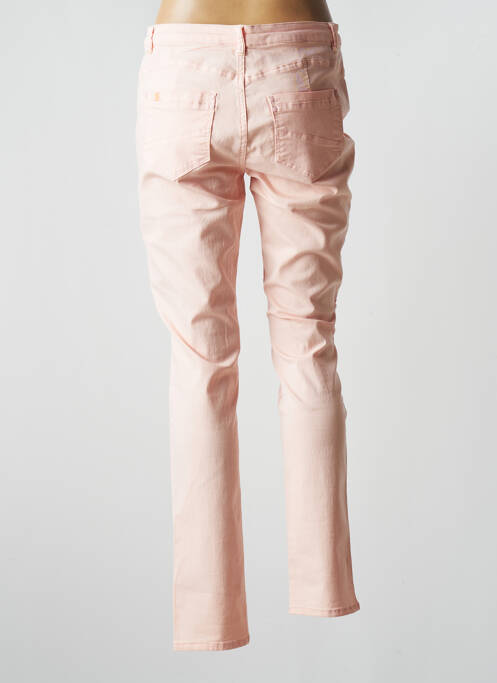 Pantalon slim roz C'EST BEAU LA VIE femeie
