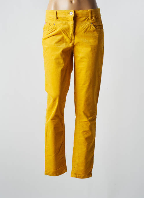Pantalon slim galben CECIL femeie
