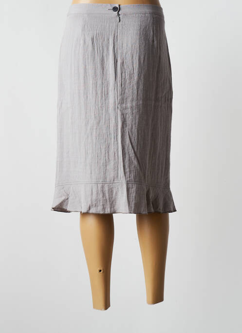 Fustă midi gri TELMAIL femeie