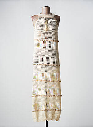 Rochie lungă bej PHO femeie