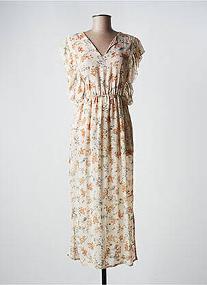 Rochie lungă bej NEKANE femeie