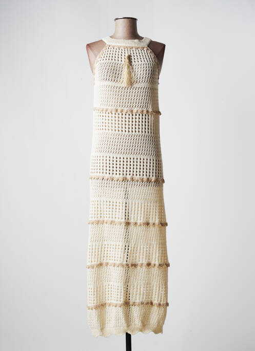 Rochie lungă bej PHO femeie