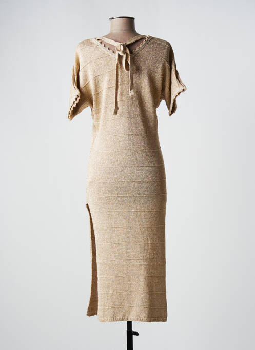 Rochie midi bej PHO femeie