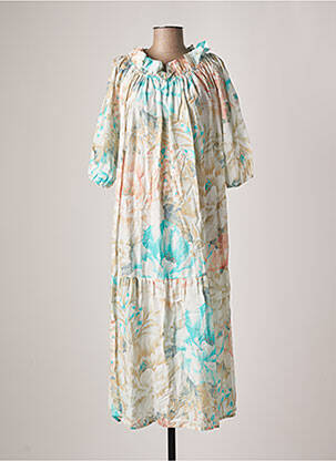 Rochie lungă albastru LEONIE femeie