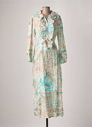 Rochie lungă albastru LEONIE femeie