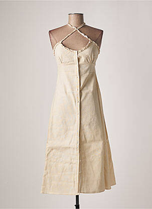 Rochie midi bej JENA LEE femeie