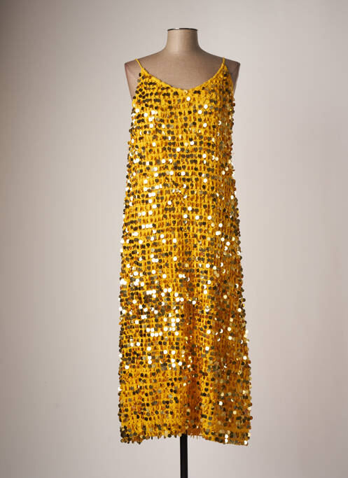 Rochie lungă galben SUNDRESS femeie