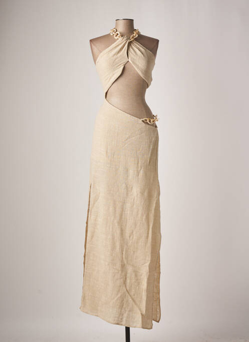 Rochie lungă bej CHRISTELLE femeie