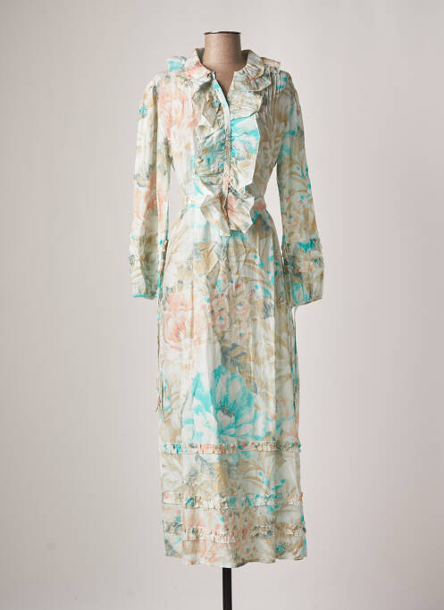 Rochie lungă albastru LEONIE femeie