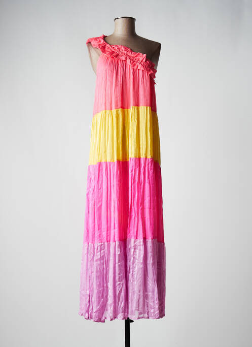 Rochie lungă roz SUNDRESS femeie