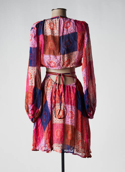 Rochie midi roz SUNDRESS femeie