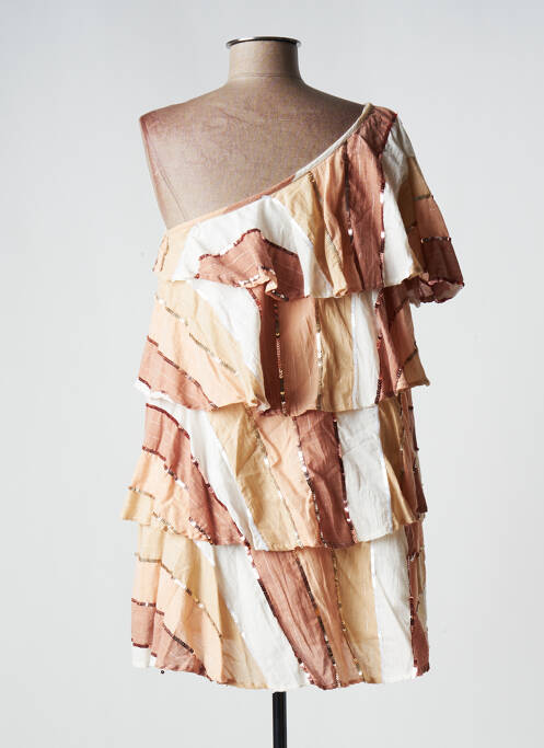 Rochie midi bej SUNDRESS femeie