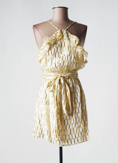 Rochie scurtă bej SUNDRESS femeie