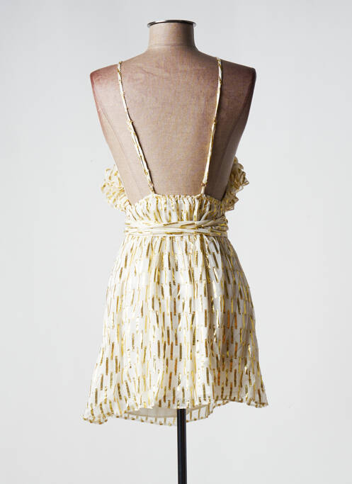 Rochie scurtă bej SUNDRESS femeie