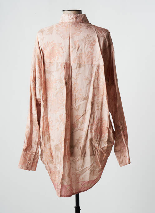 Tunică mâneci lungi roz LEONIE femeie