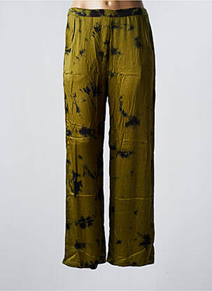 Pantalon larg verde MAISON HOTEL femeie