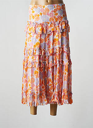 Fustă lungă portocaliu SUNDRESS femeie