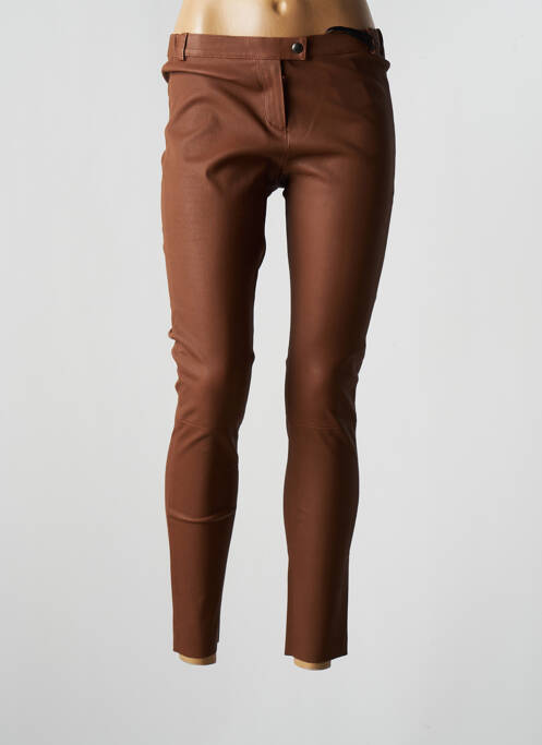 Pantalon 7/8 maro LOU ANDREA femeie