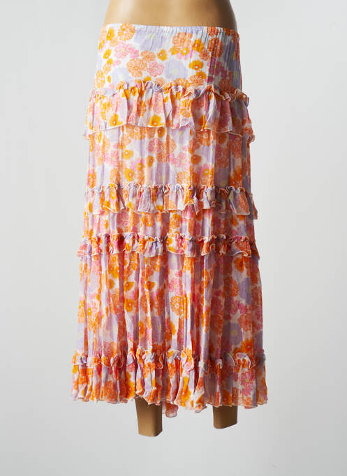 Fustă lungă portocaliu SUNDRESS femeie