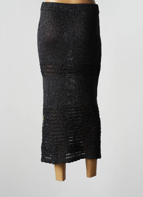 Fustă lungă negru PHO femeie